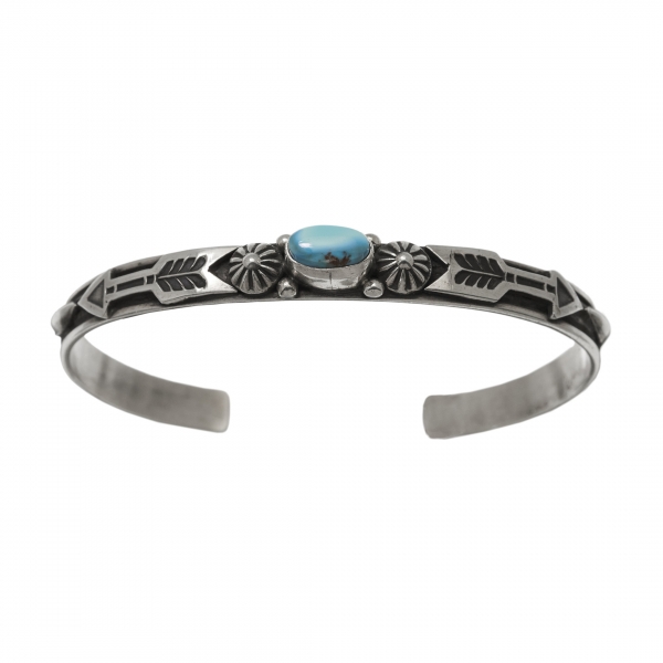 Bracelet turquoise en argent BR885 - Harpo Paris