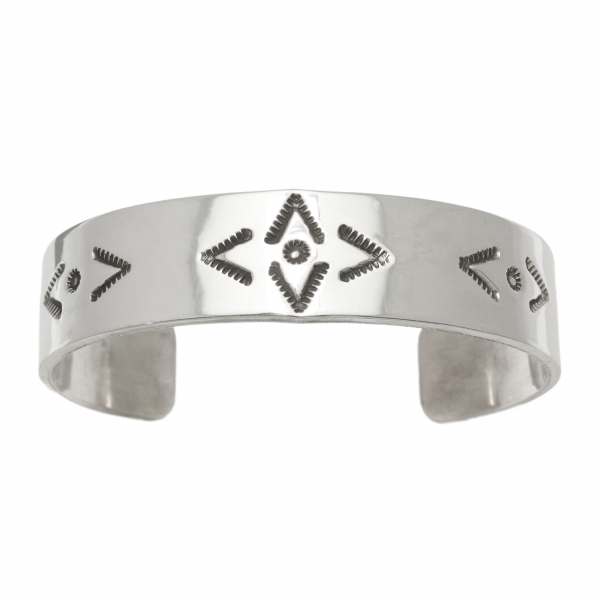 Navajo bracelet in silver for men BR891 - Harpo Paris