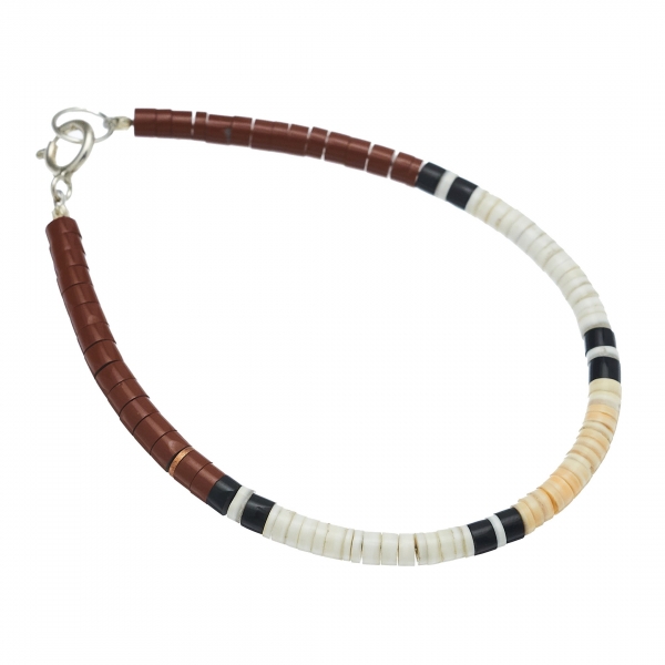 Bracelet Pueblo BRP06 in heishi beads - Harpo Paris