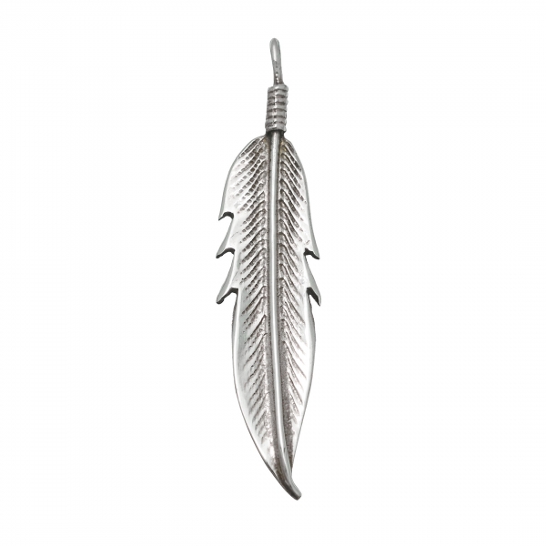 Harpo Paris pendant PEw02 silver feather