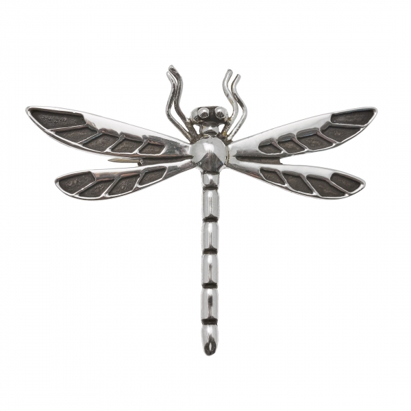 BRO07 Harpo silver dragonfly