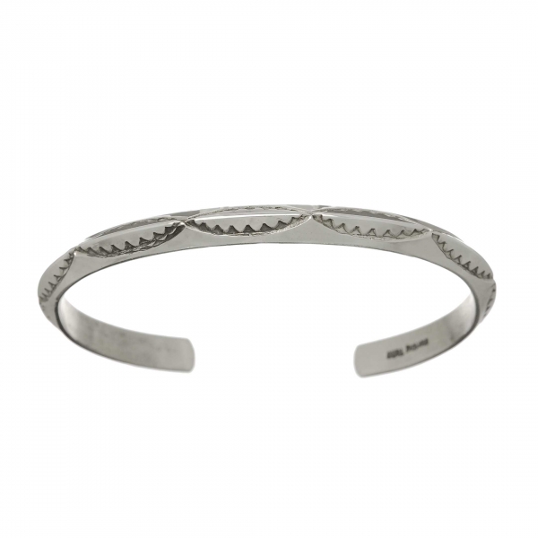 Bracelet biseauté en argent BRw55H - Harpo Paris